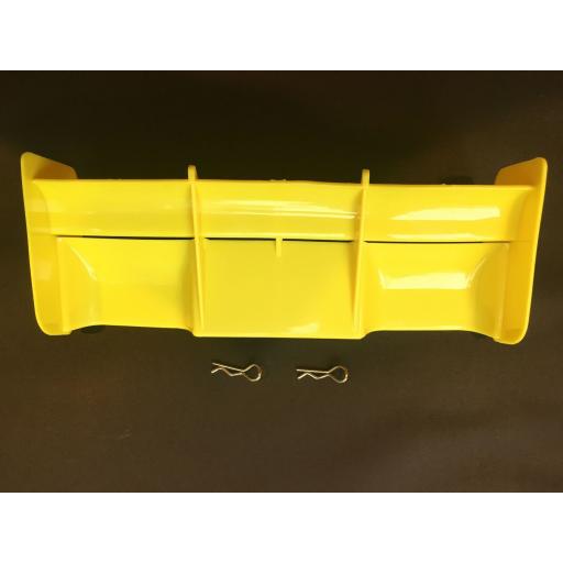 Rear Wing for 1/8 Buggy or Truggy - Yellow