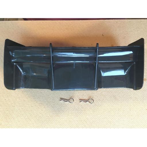 Rear Wing for 1/8 Buggy or Truggy - Black