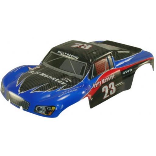 Universal HPI Savage HSP Arrma Traxxas 1/8th Blue Short Course Stadium Truck body shell