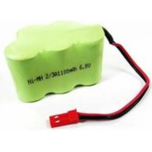 6v NiMH 1100mAh RC Hump Rechargeable RC Receiver Battery - JST Connector