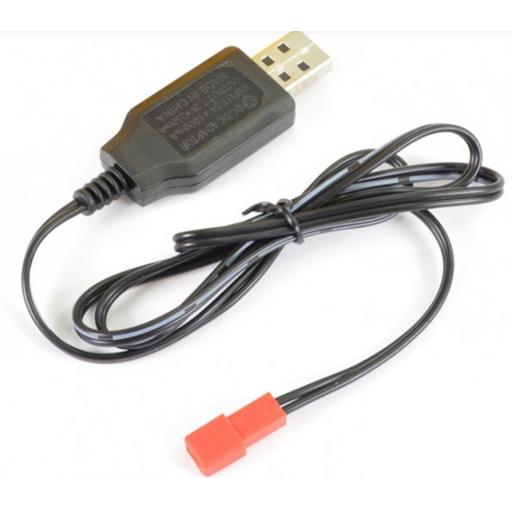 RC 6 - 7.2V 250mA Battery USB charger NiCad NiMH - JST connector