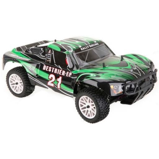 Short Course / Stadium Truck Body Shell Green Universal 1/8