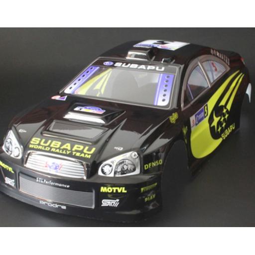 Subaru WRC WRX RC car body shell Black 1/10 Cars