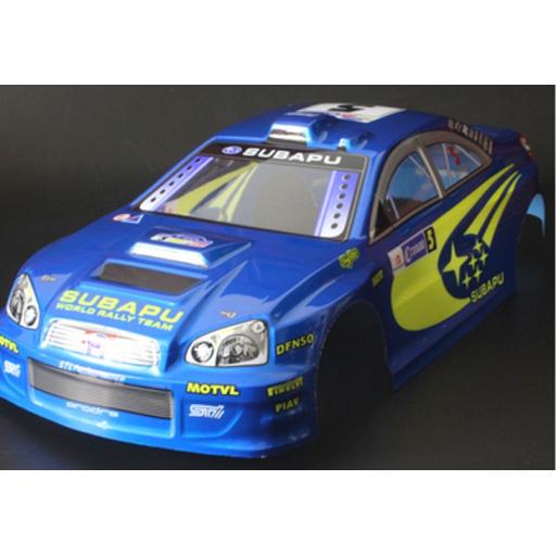 Subaru WRC WRX RC car body shell Blue No 5 1/10 Cars