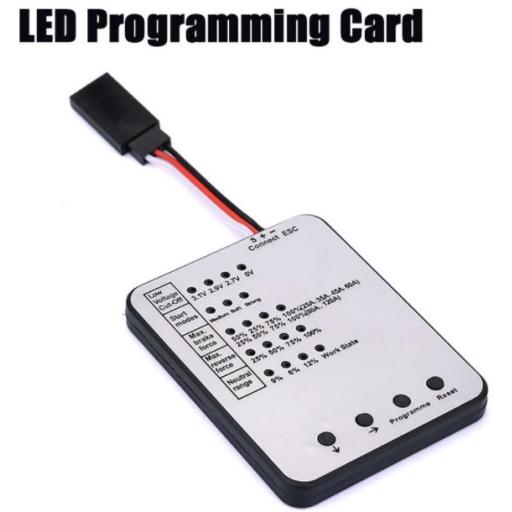 Programming card for Brushless ESC