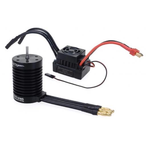 Brushless 60A ESC +550 4300KV Motor Conversion kit for 1/10 Marauder - Fully Waterproof