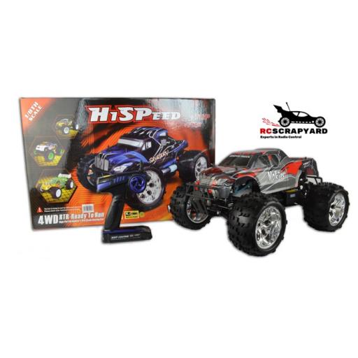 RC Nitro Engine 2 Speed 1/8 Scale Monster Truck + Tools and Fuel RTR