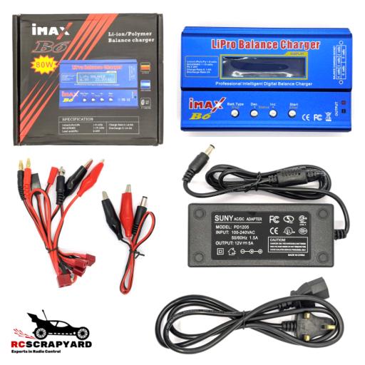 iMAX B6 AC Lipo NiMH Polymer RC LCD Digital Battery Balance Charge Discharge Charger