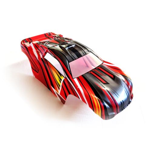 RC Car Truggy Truck Body Shell Fits 1/10 Custom Car Style Red