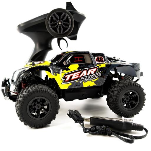 Hendee 4WD 1/20 Hobby Scale Waterproof Truggy G-20 - Complete Ready to Run with Spare Battery -Yellow