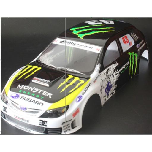 Subaru WRC WRX RC car body shell Monster Energy 1/10 Cars