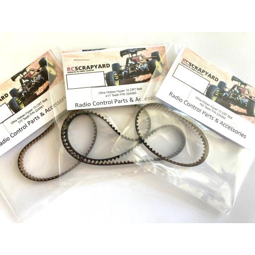 Hobao Ofna Hyper 10 Complete set of three belts 162T, 177T and 417T