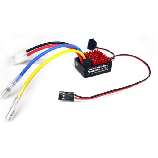 Brushed 60A ESC High Speed Electronic Speed Controller for 1/10 vehicles - Waterproof