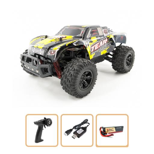 Hendee 4WD 1/20 Hobby Scale Waterproof Truggy G-20 - Complete Ready to Run with Spare Battery -Yellow