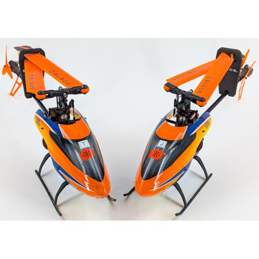 A pair of Blade Revolution 90FP Ready To Fly Helicopters with SAFE