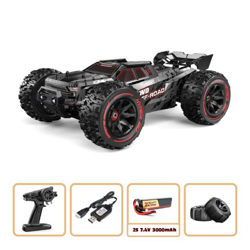 Brushless 2S Truck Truggy - 35MPH + battery & Charger  MJX 1/14 10208 V3 - Black