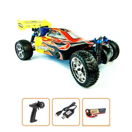 HSP Pro XSTR Backwash 2 speed Nitro Engine Buggy 1/10 complete and ready to run