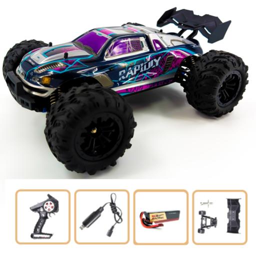 4WD 1/16 scale 60MPH Brushless SCY Rapidly Truggy with 2S Lipo battery - Ready to Run - Not a Toy