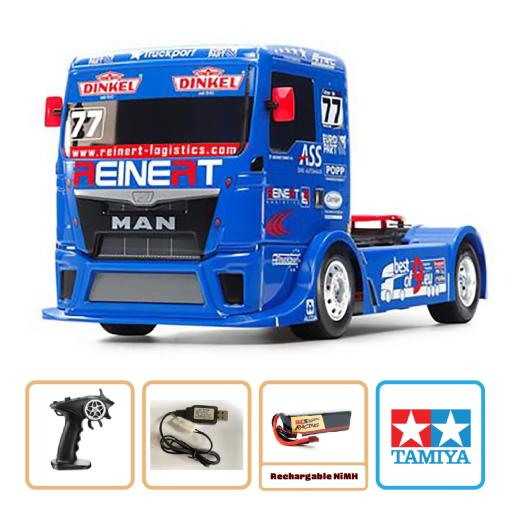 Tamiya MAN TGS Team Reinert Racing Truck - Build Kit - With Options (58642)