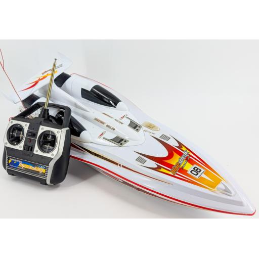Brushed Twin Motor Power boat with Racing Body
