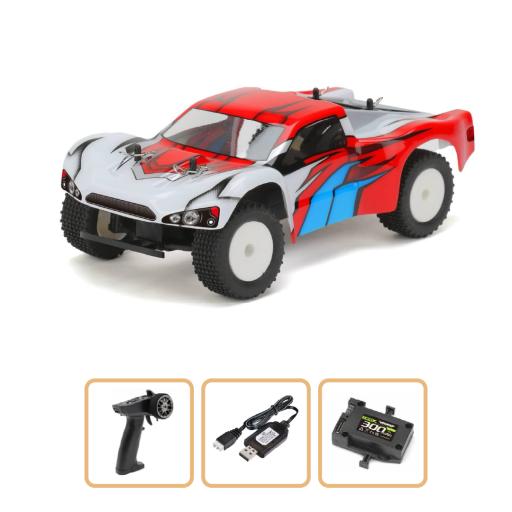 Kyosho Veko RC Short Course Truck with Gyro 1/24 scale - Red