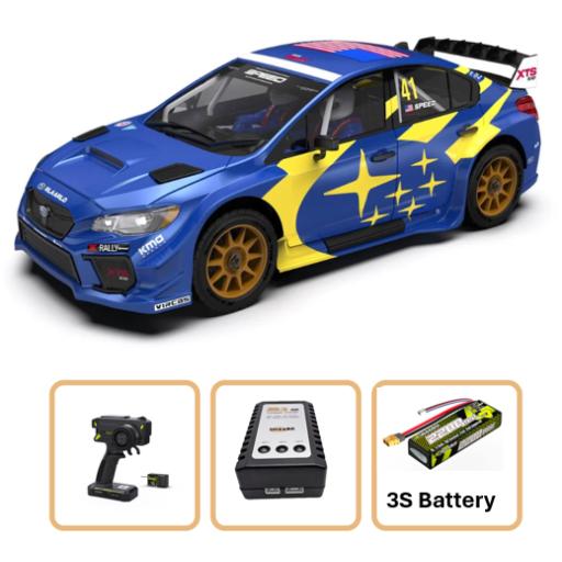 Rlaarlo XTS-S10 Carbon Fibre Brushless Subaru Rally car +3S Battery