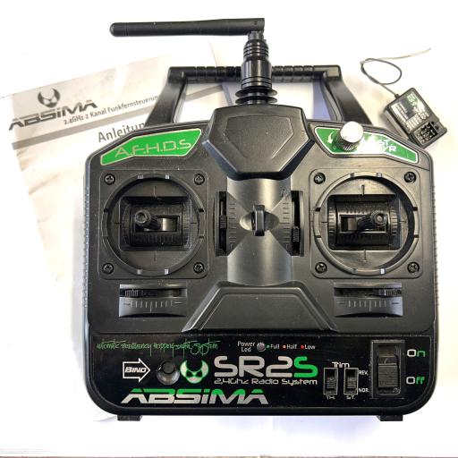 Absima 2 channel 2.4Ghz Stick style Radio Control