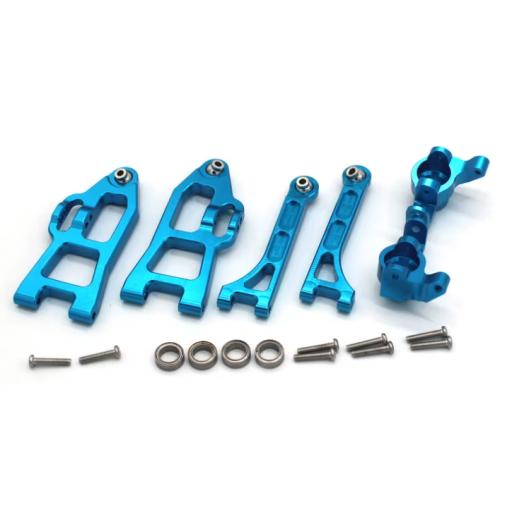 SCY 16101 Pro Front Arms and Hubs Upgrade Blue Anodised Aluminium