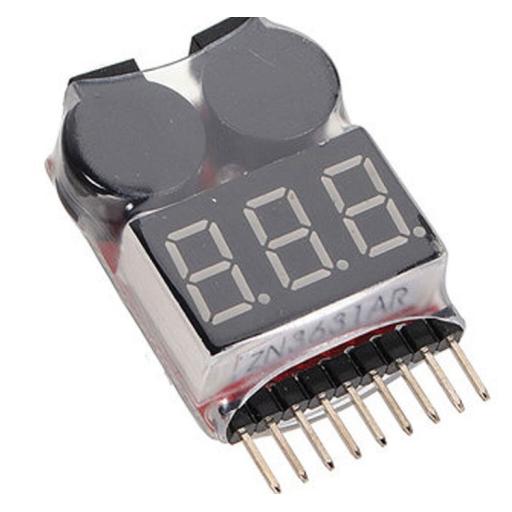Lipo Li-on Battery Voltage Monitor & Tester
