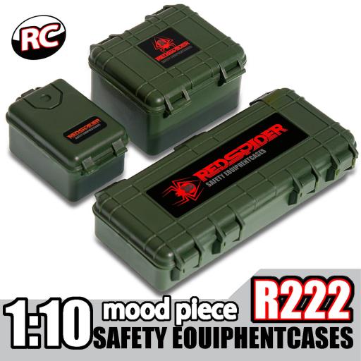 Equipment Boxes set of three. Safety Equipment