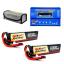 Digital Intelligent Charger + Lipo 11.1v 3S 50C Batteries (x2) +