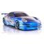 Porsche Red/Blue - Brushed/Brushless - 2S/3S - 1/10 Very fast RC car with remote and battery RTR Swatch